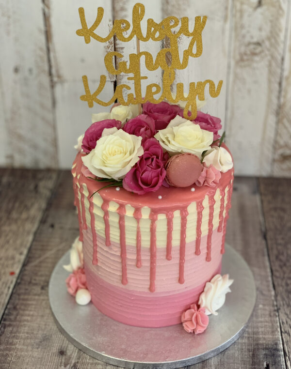Floral Ombre Cake