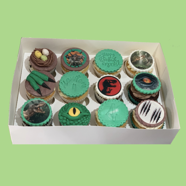 Dinosaur Cupcakes 12 Pieces